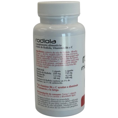 Rodiola (rhodiola rosea) 250mg 60 Cápsulas de PLANTIS Artesania Agrícola PLA-118120 Estados emocionales, ansiedad, estrés, de...