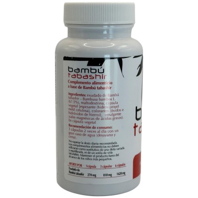 Bambú tabashir 270mg 90 Cápsulas Vegetales de Plantis Artesania Agrícola ART-03747 Articulaciones, Huesos, Tendones y Musculo...