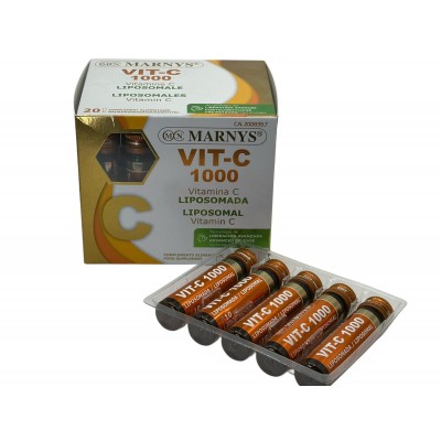 Vitamina C 1000mg liquida liposomada de Marnys Marnys MAR-00839 Vitaminas y Multinutrientes salud.bio