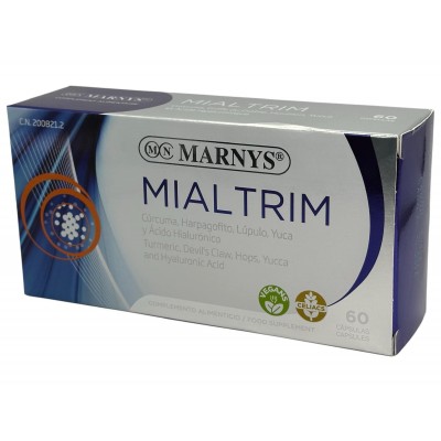 Mialtrim 60 Cápsulas de Marnys Marnys MN112A Suplementos Naturales acción Analgesica, Antiinflamatoria, malestar, dolor salud...