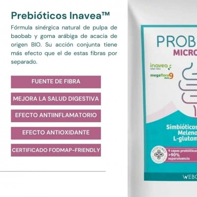 Probiotax Microbiota Cacao de 150gr 30 dosis de WeBotanix WEBOTANIX WEB-22348 Ayudas aparato Digestivo salud.bio