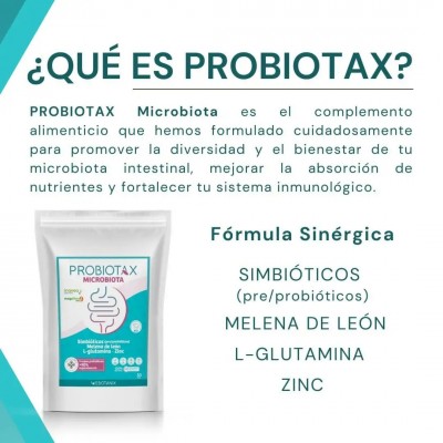 Probiotax Microbiota Cacao de 150gr 30 dosis de WeBotanix WEBOTANIX WEB-22348 Ayudas aparato Digestivo salud.bio
