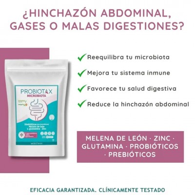 Probiotax Microbiota Cacao de 150gr 30 dosis de WeBotanix WEBOTANIX WEB-22348 Ayudas aparato Digestivo salud.bio