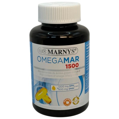 OMEGAMAR 1500MG (Omega 3) 60 perlas de Marnys Marnys MN834 Sistema cardiovascular salud.bio