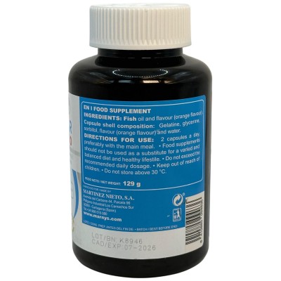 OMEGAMAR 1500MG (Omega 3) 60 perlas de Marnys Marnys MN834 Sistema cardiovascular salud.bio