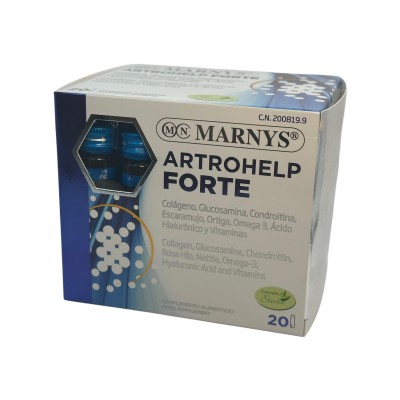 Artrohelp Forte 20 viales de Marnys Marnys MNV802 Articulaciones, Huesos, Tendones y Musculos, componen el Aparato Locomotor ...