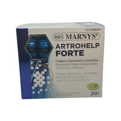 Artrohelp Forte 20 viales de Marnys Marnys MNV802 Articulaciones, Huesos, Tendones y Musculos, componen el Aparato Locomotor ...