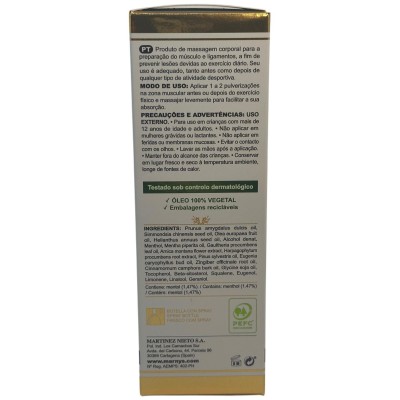 Artohelp Masaje Deportivo 50ml Spray de Marnys Marnys MN337 Articulaciones, Huesos, Tendones y Musculos, componen el Aparato ...
