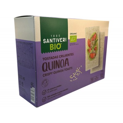 Tostadas Crujientes BIO de QUINOA 200gr de Santiveri Santiveri  SAN-03398 Alimentación salud.bio