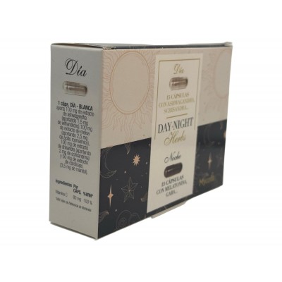 DAY-NIGHT herbes 15+15 cápsulas de Mycofit Mycofit S.L. MYC-19610 insomnio y descanso salud.bio