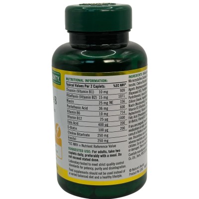 B Complex Complejo Vitamina B 100 comprimidos de Nature's Bounty Nature'S Bounty NRT-59093 Vitamina B salud.bio