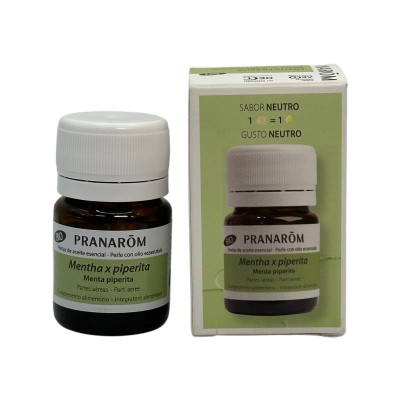 Aceite Esencial en 60 Perlas de Menta Piperita - Bio de Pranarôm Pranarom PRA-55650 Aceites esenciales uso interno salud.bio