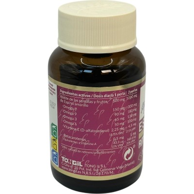 Espino Amarillo (Omega 7) CLINIC Estado Puro 30 Perlas de TONGIL Tongil TON-30231 Piel, Cabello y Uñas, Complementos y Vitami...