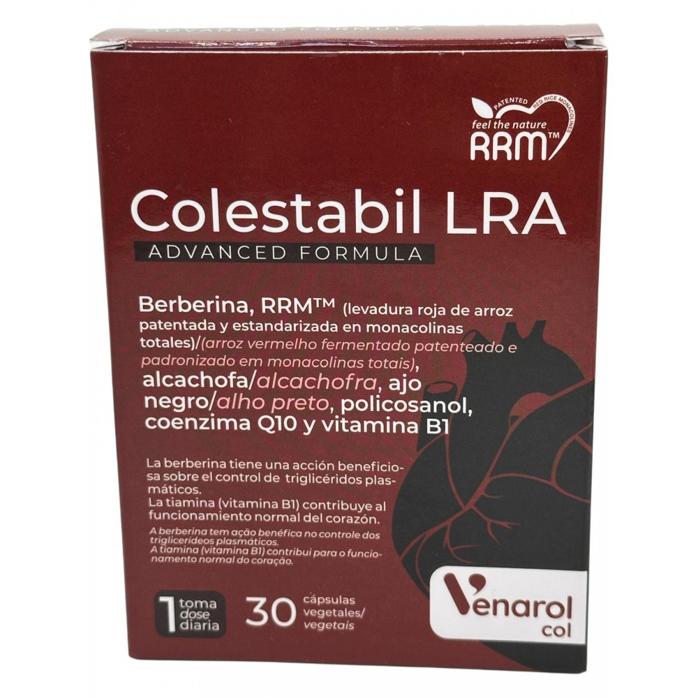 Colestabil LRA Advanced formula (ayuda a tu colesterol) 30 cápsulas de herbora Herbora HER-H21103 Ayudas niveles Colesterol y...