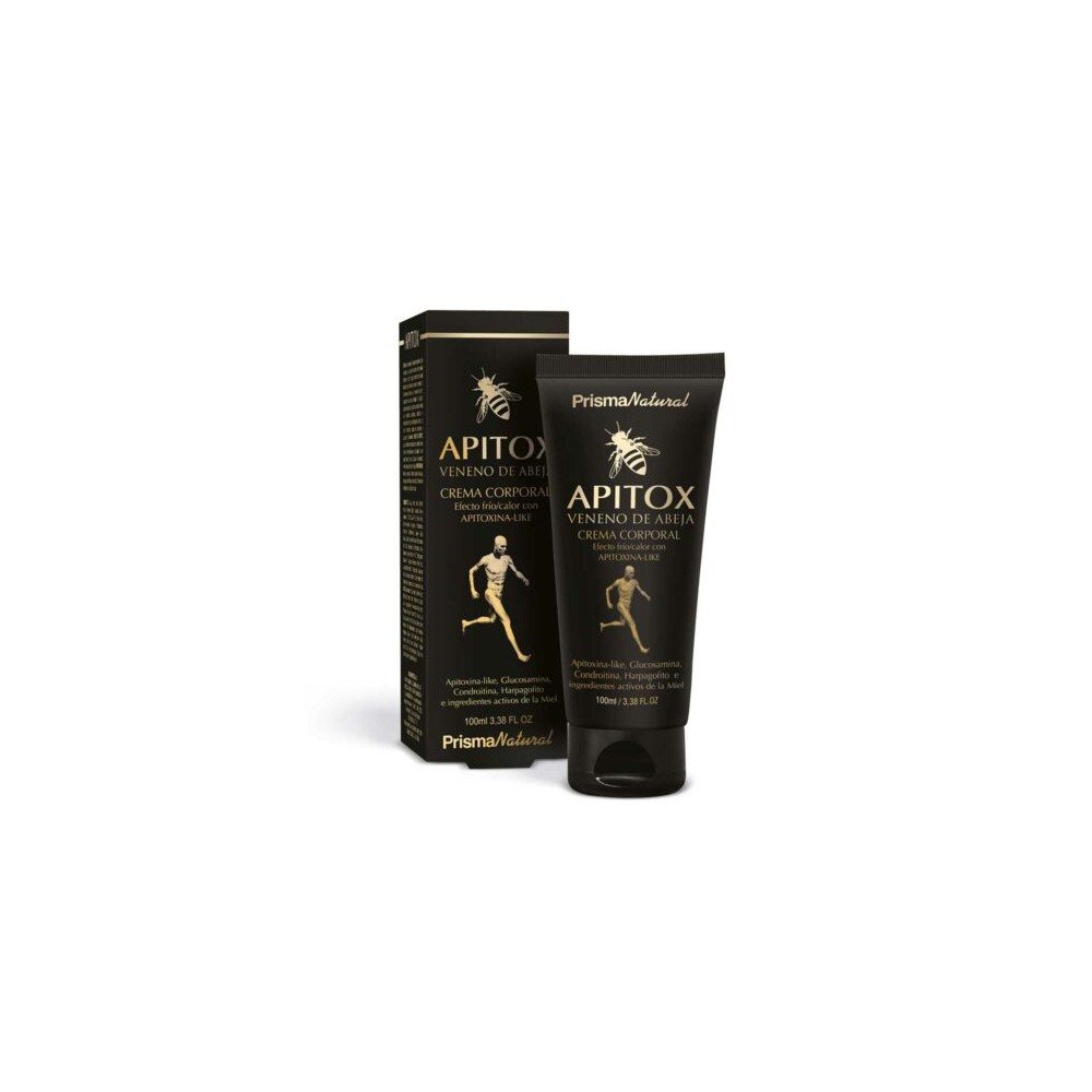 Apitox crema 100ml (Frio/Calor) con Veneno de abeja de Prisma Natural Prisma natural PRI-04316 Articulaciones, Huesos, Tendon...