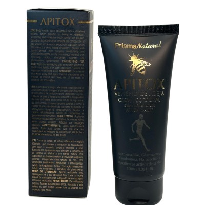 Apitox crema 100ml (Frio/Calor) con Veneno de abeja de Prisma Natural Prisma natural PRI-04316 Articulaciones, Huesos, Tendon...