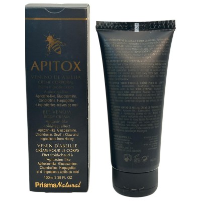 Apitox crema 100ml (Frio/Calor) con Veneno de abeja de Prisma Natural Prisma natural PRI-04316 Articulaciones, Huesos, Tendon...
