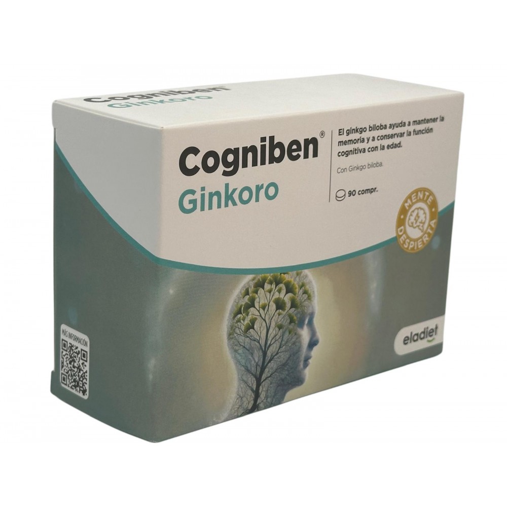 Ginkoro (Ginkgo Biloba) 90 comprimidos de Eladiet Eladiet PA.FE.GIN Memoria salud.bio