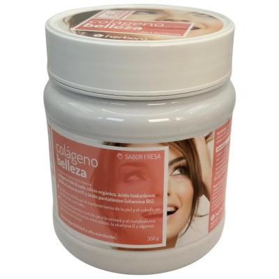 Colágeno Belleza 350g sabor fresa de herbora Herbora H10402 Nutricosmética salud.bio