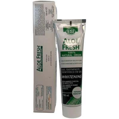 ALOE FRESH BLANQUEADOR con Carbón de Bambú 100ml de ESI ESI 43010201 Dentrificos , Pasta de Dientes salud.bio