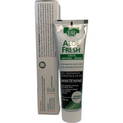 ALOE FRESH BLANQUEADOR con Carbón de Bambú 100ml de ESI ESI 43010201 Dentrificos , Pasta de Dientes salud.bio