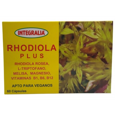 Rhodiola Plus 60 Cápsulas de Integralia INTEGRALIA 332 Estados emocionales, ansiedad, estrés, depresión, relax salud.bio