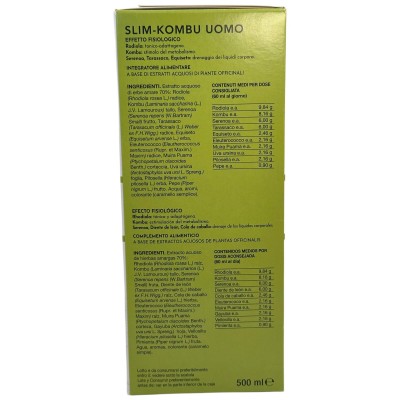 Slim Kombu Uomo (500ml) de la Decottopia de Gianluca Mech GIANLUCA MECH IFI21DA3200 Control de Peso salud.bio