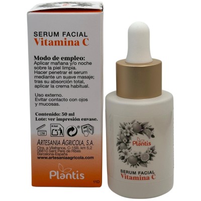 Sérum FACIAL vitamina C en 30ml de Plantis Artesania Agrícola ART-04556 Cosmética Natural salud.bio