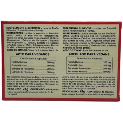 Memorandum Fosfatidilserina 45 Cápsulas de Integralia INTEGRALIA INT-54391 Sénior y Tercera Edad salud.bio