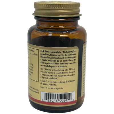 Full Expectrum Cúrcuma (Curcumin) 30 cápsulas de Solgar SOLGAR 1659597 Suplementos Naturales acción Analgesica, Antiinflamato...