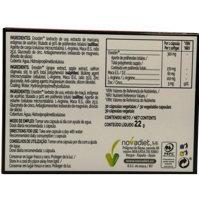 Briosex de Novadiet Novadiet 10055 Libido hombre y mujer salud.bio