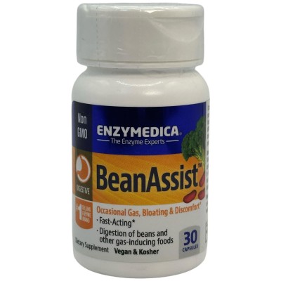 Bean Assist 30 Cápsulas de Enzymedica