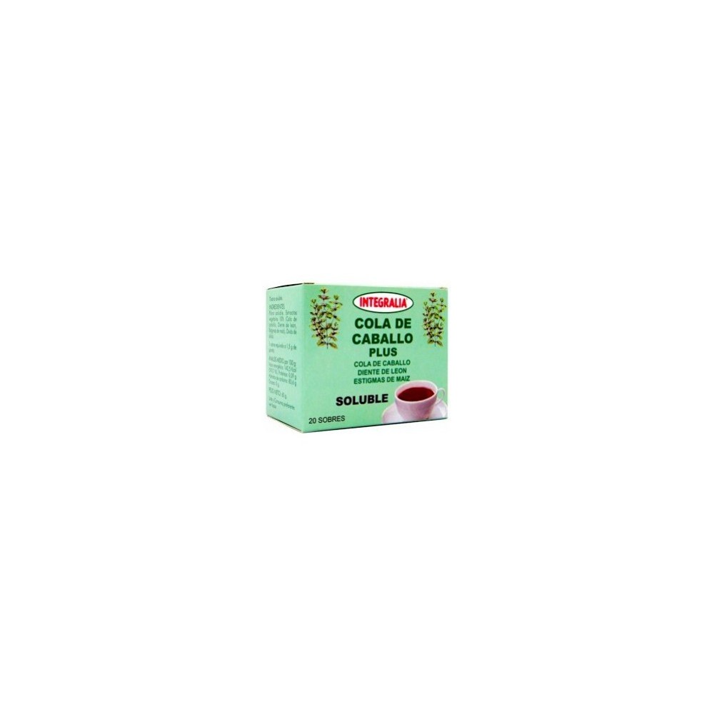 Integralia cola de caballo plus soluble 20 sobres INTEGRALIA 279 Infusiones salud.bio