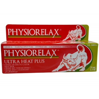 Physiorelax ULTRA HEAT PLUS 75mL Physiorelax 168855.2 Articulaciones, Huesos, Tendones y Musculos, componen el Aparato Locomo...