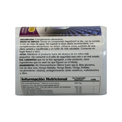 Maximum NK Cells- 60 Comprimidos Rapidsolv® KAL de Solaray SOLARAY SMI-13011 Sistema inmunitario salud.bio