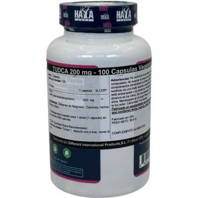 TUDCA 200 mg. 100 Vcaps de Haya labs Haya Labs HAY-41608 Higado y sistema hepatobiliar salud.bio