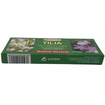 Tilia comprimidos Masticables de Integralia INTEGRALIA INT-54025 insomnio y descanso salud.bio