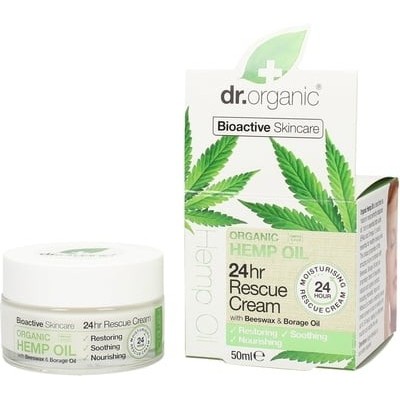 Crema Rescate 24H (Organic Hemp Rescue Cream) de Dr.Organic Doctor Organic DR00480 Cosmética Natural salud.bio