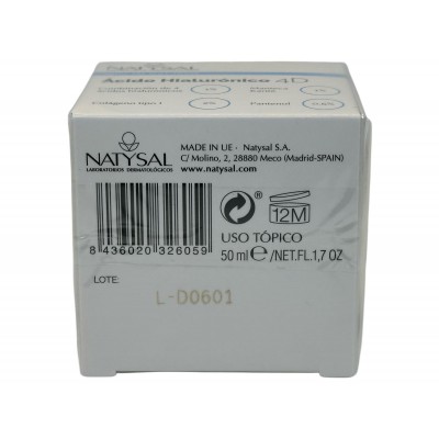 Crema Ácido Hialurónico 4D & Colágeno de Natysal Natysal 13605 Cosmética Natural salud.bio