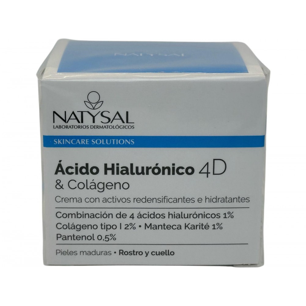 Crema Ácido Hialurónico 4D & Colágeno de Natysal Natysal 13605 Cosmética Natural salud.bio