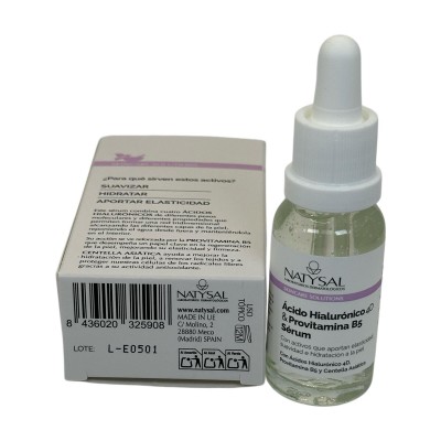 Sérum Ácido Hialurónico 4D y Provitamina B5 20ml Skincare Solutions de Natysal Natysal NAT-13590 Cosmética Natural salud.bio