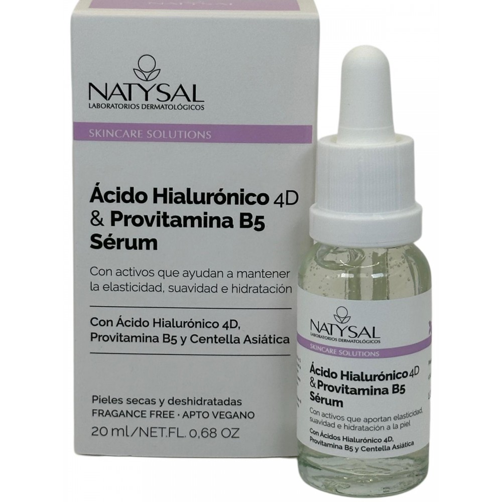 Sérum Ácido Hialurónico 4D y Provitamina B5 20ml Skincare Solutions de Natysal Natysal NAT-13590 Cosmética Natural salud.bio