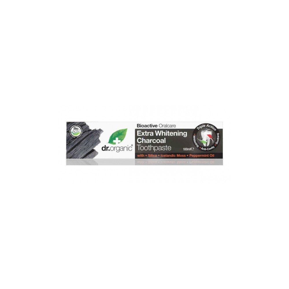 Pasta Dental de Carbon Activo Dr Organic Doctor Organic DR00542A Dentrificos , Pasta de Dientes salud.bio