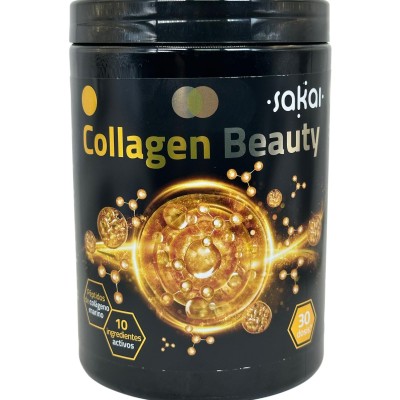 Collagen Beauty (Colágeno para Piel, Cabello, Uñas) 30 dosis de Sakai Sakai SAK-10026 Piel, Cabello y Uñas, Complementos y Vi...