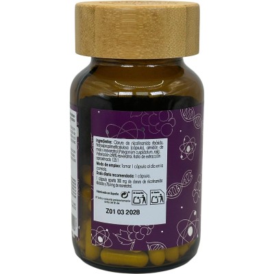 NAD+ 300mg con Trans Resveratrol 78,4mg 60 cápsulas 570mg Nutricosmetica de BANBAN Banban Nurticosmetics BAN-12290 Antioxidan...