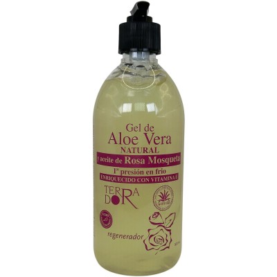 Gel aloe vera y Rosa Mosqueta 99% Puro 500 ml de derbós Derbós DER-090 Cosmética Natural salud.bio