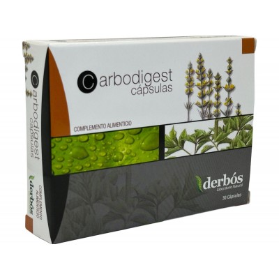Carbodigest 30 cápsulas de derbós Derbós 099 Ayudas aparato Digestivo salud.bio