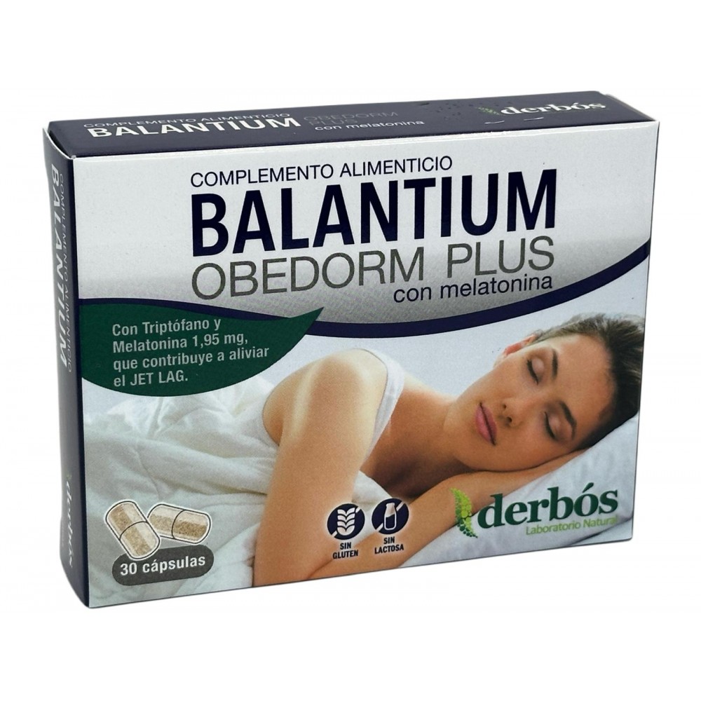 Balantium ORBEDORM Plus 30 cápsulas de derbós Derbós DER-15168 insomnio y descanso salud.bio