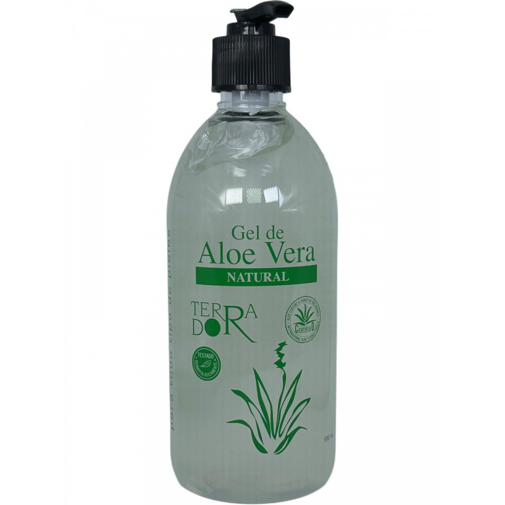 Gel aloe vera 100% natural 500 ml de derbós Derbós DER-089 Cosmética Natural salud.bio