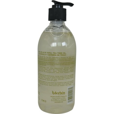 Gel aloe vera y árbol de té 500 ml de derbós Derbós DER-117 Cosmética Natural salud.bio